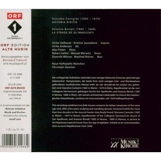 CARISSIMI - Hammer - Historia divitis..